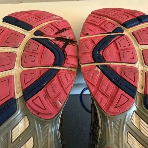 ASICS Women T3R5N Duomax GT-1000 Gel Gray Blue Athletic Running Shoes Size 8 - Picture 11 of 12